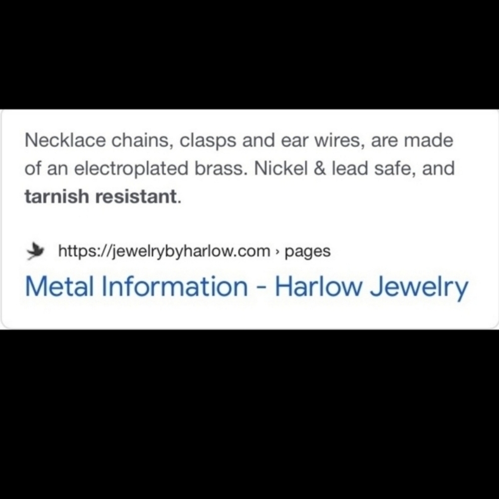 HOUSE Of Harlow 1960 Gold Chain Choker 17 "With 3" Necklace  3/4 In. Wide NIB - Picture 9 of 9